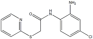 N-(2-amino-4-chlorophenyl)-2-(pyridin-2-ylsulfanyl)acetamide Structure