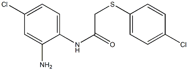 N-(2-amino-4-chlorophenyl)-2-[(4-chlorophenyl)sulfanyl]acetamide