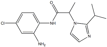  N-(2-amino-4-chlorophenyl)-2-[2-(propan-2-yl)-1H-imidazol-1-yl]propanamide