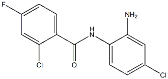 N-(2-amino-4-chlorophenyl)-2-chloro-4-fluorobenzamide Structure