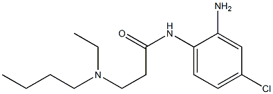 N-(2-amino-4-chlorophenyl)-3-[butyl(ethyl)amino]propanamide Structure