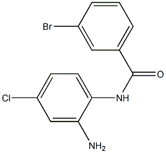 N-(2-amino-4-chlorophenyl)-3-bromobenzamide Struktur