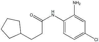 N-(2-amino-4-chlorophenyl)-3-cyclopentylpropanamide Structure