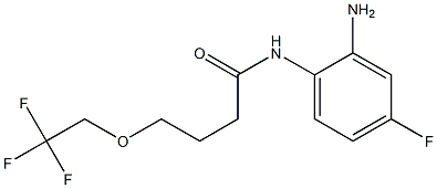  N-(2-amino-4-fluorophenyl)-4-(2,2,2-trifluoroethoxy)butanamide