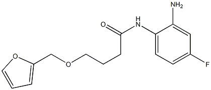 N-(2-amino-4-fluorophenyl)-4-(2-furylmethoxy)butanamide Structure