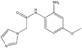 N-(2-amino-4-methoxyphenyl)-2-(1H-imidazol-1-yl)acetamide Structure
