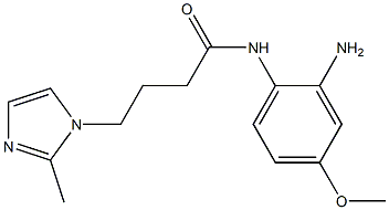  N-(2-amino-4-methoxyphenyl)-4-(2-methyl-1H-imidazol-1-yl)butanamide