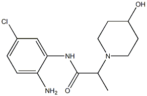 N-(2-amino-5-chlorophenyl)-2-(4-hydroxypiperidin-1-yl)propanamide