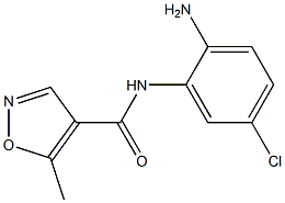 N-(2-amino-5-chlorophenyl)-5-methylisoxazole-4-carboxamide Structure