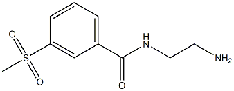 N-(2-aminoethyl)-3-(methylsulfonyl)benzamide