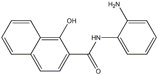 N-(2-aminophenyl)-1-hydroxy-2-naphthamide Struktur