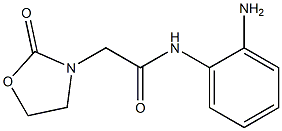 N-(2-aminophenyl)-2-(2-oxo-1,3-oxazolidin-3-yl)acetamide Structure