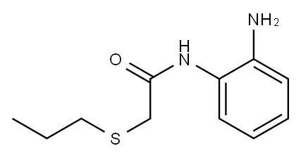 N-(2-aminophenyl)-2-(propylsulfanyl)acetamide