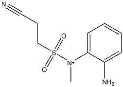 N-(2-aminophenyl)-2-cyano-N-methylethane-1-sulfonamido Structure