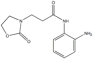 N-(2-aminophenyl)-3-(2-oxo-1,3-oxazolidin-3-yl)propanamide Structure