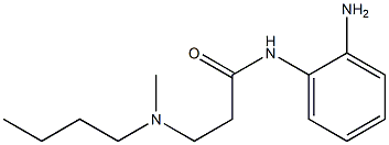 N-(2-aminophenyl)-3-[butyl(methyl)amino]propanamide 结构式