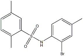  N-(2-bromo-4-methylphenyl)-2,5-dimethylbenzene-1-sulfonamide