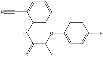  N-(2-cyanophenyl)-2-(4-fluorophenoxy)propanamide