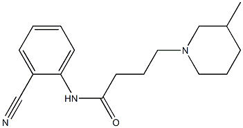 N-(2-cyanophenyl)-4-(3-methylpiperidin-1-yl)butanamide