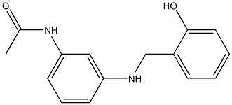  N-(3-{[(2-hydroxyphenyl)methyl]amino}phenyl)acetamide