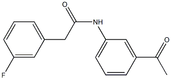 N-(3-acetylphenyl)-2-(3-fluorophenyl)acetamide