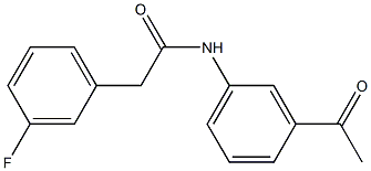  N-(3-acetylphenyl)-2-(3-fluorophenyl)acetamide