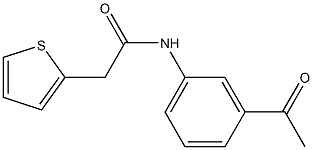 N-(3-acetylphenyl)-2-thien-2-ylacetamide