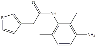  N-(3-amino-2,6-dimethylphenyl)-2-(thiophen-3-yl)acetamide