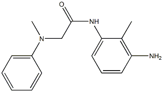 N-(3-amino-2-methylphenyl)-2-[methyl(phenyl)amino]acetamide Structure