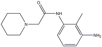  N-(3-amino-2-methylphenyl)-2-piperidin-1-ylacetamide
