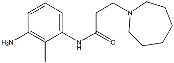N-(3-amino-2-methylphenyl)-3-azepan-1-ylpropanamide