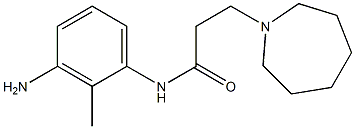  N-(3-amino-2-methylphenyl)-3-azepan-1-ylpropanamide