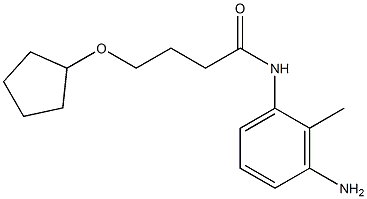 N-(3-amino-2-methylphenyl)-4-(cyclopentyloxy)butanamide