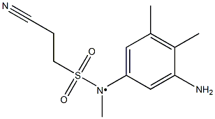 N-(3-amino-4,5-dimethylphenyl)-2-cyano-N-methylethane-1-sulfonamido
