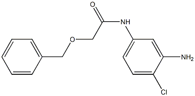 N-(3-amino-4-chlorophenyl)-2-(benzyloxy)acetamide Structure