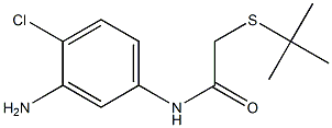 N-(3-amino-4-chlorophenyl)-2-(tert-butylsulfanyl)acetamide