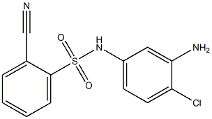 N-(3-amino-4-chlorophenyl)-2-cyanobenzene-1-sulfonamide
