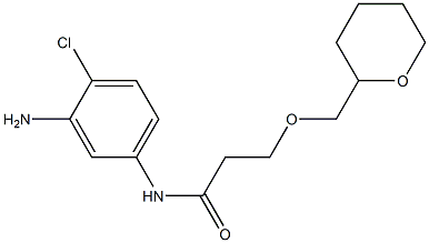 N-(3-amino-4-chlorophenyl)-3-(oxan-2-ylmethoxy)propanamide Struktur