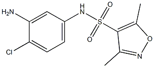 N-(3-amino-4-chlorophenyl)-3,5-dimethyl-1,2-oxazole-4-sulfonamide