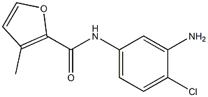 N-(3-amino-4-chlorophenyl)-3-methyl-2-furamide Struktur