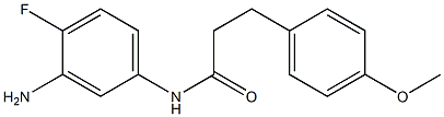 N-(3-amino-4-fluorophenyl)-3-(4-methoxyphenyl)propanamide
