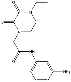 N-(3-aminophenyl)-2-(4-ethyl-2,3-dioxopiperazin-1-yl)acetamide