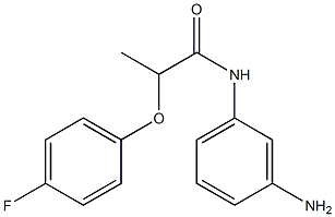 N-(3-aminophenyl)-2-(4-fluorophenoxy)propanamide Structure