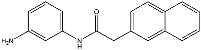 N-(3-aminophenyl)-2-(naphthalen-2-yl)acetamide Structure