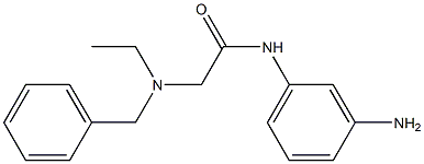 N-(3-aminophenyl)-2-[benzyl(ethyl)amino]acetamide