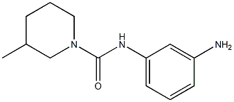 N-(3-aminophenyl)-3-methylpiperidine-1-carboxamide Struktur