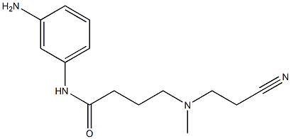 N-(3-aminophenyl)-4-[(2-cyanoethyl)(methyl)amino]butanamide