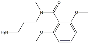 N-(3-aminopropyl)-2,6-dimethoxy-N-methylbenzamide Structure