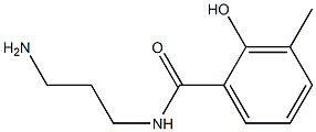 N-(3-aminopropyl)-2-hydroxy-3-methylbenzamide