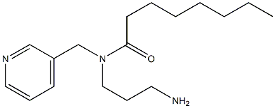 N-(3-aminopropyl)-N-(pyridin-3-ylmethyl)octanamide